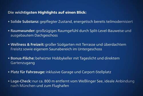 Highlights auf einen Blick - 