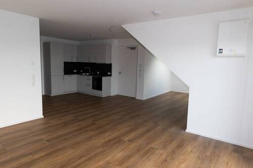 Wohn-/Essbereich - Moderne 3-Zimmer-Dachgeschosswohnung im KfW 40+ Standard - in ruhiger Lage von Nußdorf