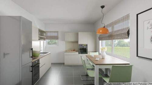 16b EG Wohnküche Visualisierung - 