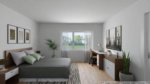 18b OG Schlafzimmer Visualisierung - 