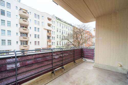 Balkon - 3 Zimmer Etagenwohnung in Berlin