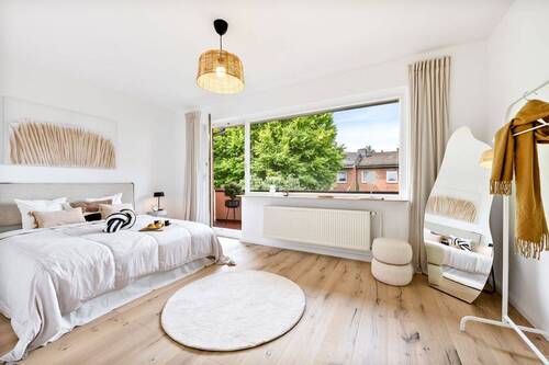 Schlafzimmer - Mehrfamilienhaus, Wohnhaus mit 84,00 m² in Hamburg zum Kaufen