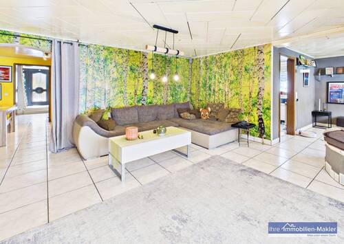 Wohnzimmer - Reihenendhaus mit 180,00 m² in Datteln zum Kaufen