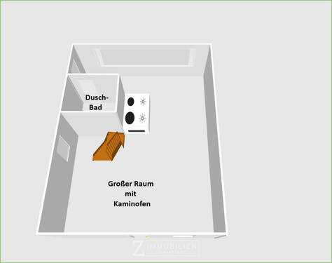 Anbau Obergeschoss - Achtung - KEIN Maßstab, dient nur zur Orientierung - 