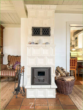 Gemütliche Stunden - Kachelofen - 