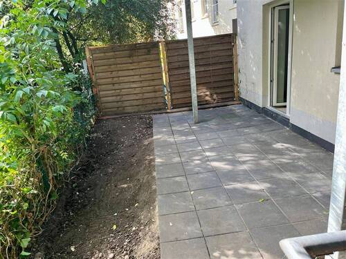 Terrasse - 2 Zimmer Terrassenwohnung zur Miete in Leipzig