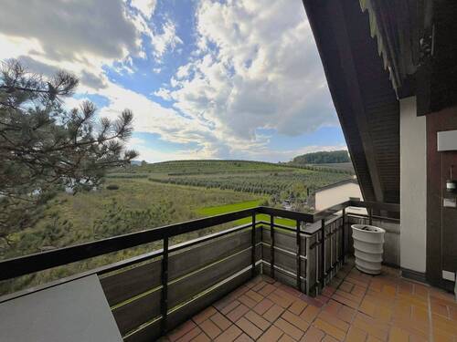 Balkon Westseite - 4 Zimmer Etagenwohnung in Büsingen