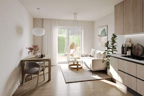 Innenvisualisierung Wohnen/Essen/Kochen - 