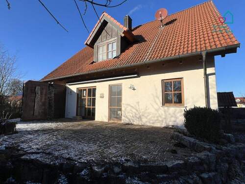 Aussenansicht Terrasse - Einfamilienhaus mit 180,00 m&sup2; in Lülsfeld zum Kaufen