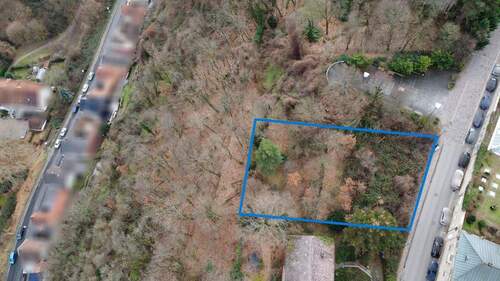 Luftaufnahme Grundstück - Einmaliges Baugrundstück in Bad Dürkheim - unvergleichliche Aussicht und seltene Gelegenheit