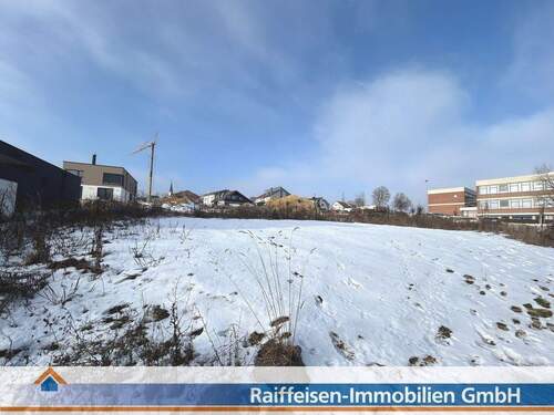 Blick aufs Grundstück - Grundstück in Pentling