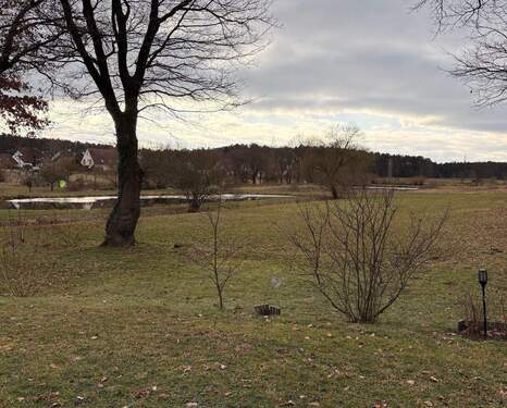 Ausblick Terrasse - 4 Zimmer Bungalow in Büchenbach