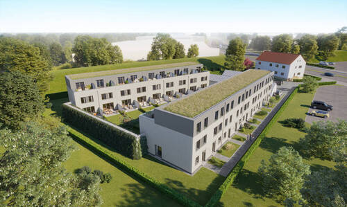 220117_Hannover-Bornum_VogelView_HIGH - KfW-55 Neubau mit 120?m², Dachterrasse & Garten in Hannover-Bornum