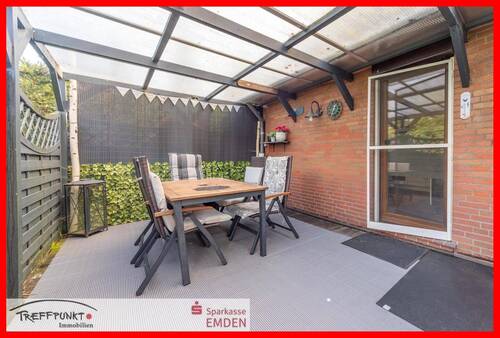 Terrasse - Einfamilienhaus mit 100,00 m&sup2; in Emden zum Kaufen