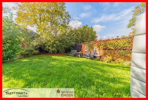 Garten - Reihenendhaus mit 120,00 m&sup2; in Emden zum Kaufen