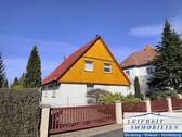 Vorder- und Seitenansicht links - 4 Zimmer Einfamilienhaus in Mühlhausen/Thüringen