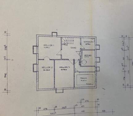 Plan Kellergeschoß - 