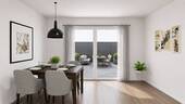 WE 1 EG Essbereich grau mit Terrasse - 