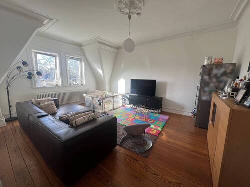 Wohnzimmer.JPG - 3 Zimmer Etagenwohnung in Hamburg