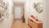 Ein einladender Eingangsbereich - 3 Zimmer Etagenwohnung in Hasloh