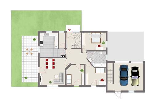 Erdgeschoss nicht maßstäblich - 