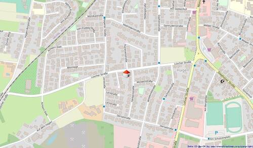 V1652 Lageplan - 4 Zimmer Doppelhaushälfte zum Kaufen in Vechta