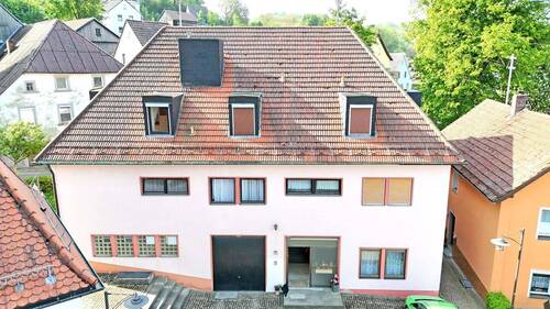 Luftbild - Mehrfamilienhaus, Wohnhaus mit 300,00 m² in Kupferberg zum Kaufen