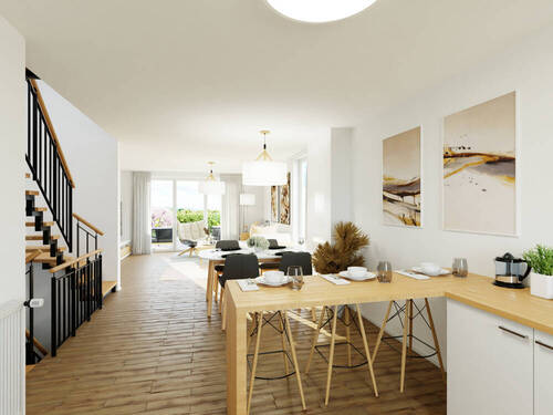 Visualisierung Wohnen Typ 144 - 5 Zimmer Reihenendhaus in Wiesbaden