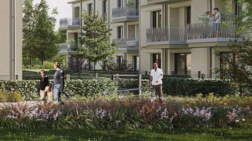 Außenvisualisierung - Etagenwohnung mit 82,90 m² in München zum Kaufen