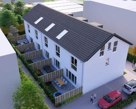 Ansicht - Zentrale Lage - familienfreundliches Reihenhaus in Bad Lippspringe