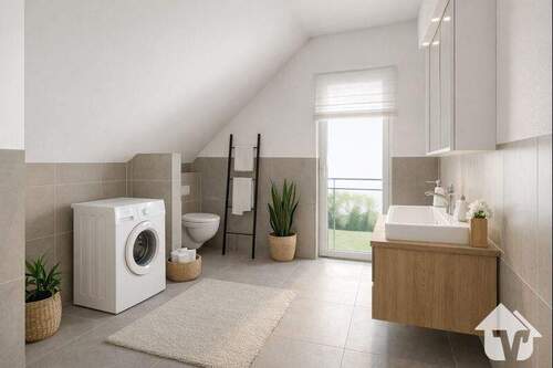 Badezimmer - Etagenwohnung mit 69,90 m&sup2; in Papenburg / Aschendorf (Ems) zum Kaufen