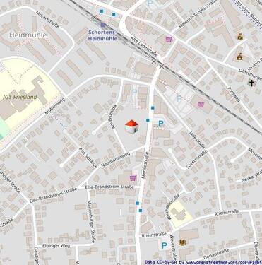 Lageplan - Etagenwohnung mit 82,00 m² in Schortens zum Kaufen