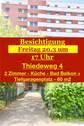 bitte um Anmeldung - freie Wohnung - 2 Zimmer - 60 m2 - toller Schnitt 2 Zimmer + Loggia + Tiefgarage + Keller -