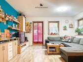 Wohnzimmer - 3 Zimmer Etagenwohnung zum Kaufen in Tannheim