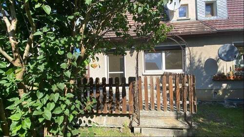 Terrasse - Doppelhaushälfte mit 103,00 m&sup2; in Berthelsdorf zum Kaufen