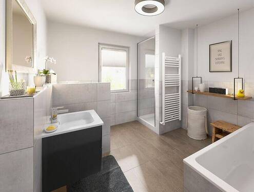 SV145 - Badezimmer - Einfamilienhaus mit 147,00 m&sup2; in Dienstedt zum Kaufen