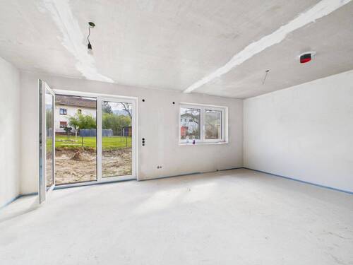 Wohnbereich - Neubau-Doppelhaushälfte mit Keller und Dachstudio - Erstbezug ab Sommer 2026