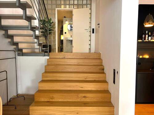 Blick zum zweiten Badezimmer - 