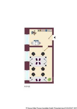 86 - 1 OG rechts Raum 21-22 - Büro mit 25,00 m&sup2; in Leipzig zur Miete
