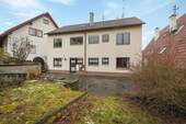 Rückansicht - 7 Zimmer Mehrfamilienhaus, Wohnhaus in Wimsheim