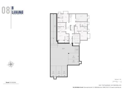 Tiefgarage - Etagenwohnung mit 104,00 m² in München zum Kaufen