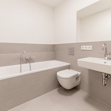 Badezimmer - Etagenwohnung mit 104,00 m² in Berlin zum Kaufen