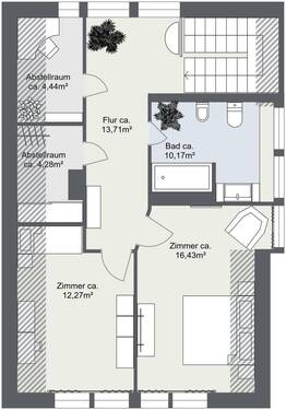 Obergeschoss 2D - 
