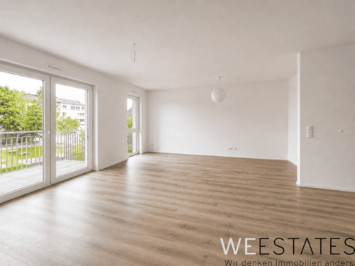 Wohn-Esszimmer und Küchenbereich - 4 Zimmer Etagenwohnung zur Miete in Düsseldorf