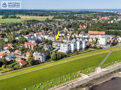 Grimmershörnbucht: Grünstrand - 4 Zimmer Terrassenwohnung zum Kaufen in Cuxhaven
