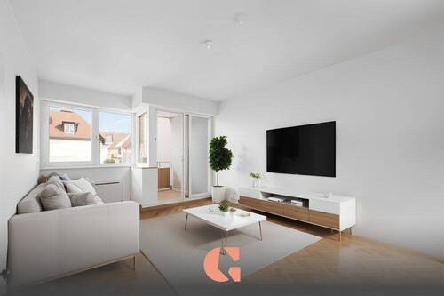 Wohnzimmer - Erbbaurecht bis 2080: 3,5-Zi.-Whg. zum Renovieren