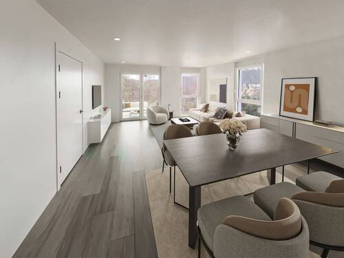 Beispiel Wohn- und Essbereich - 3 Zimmer Etagenwohnung zum Kaufen in Weissach-Flacht