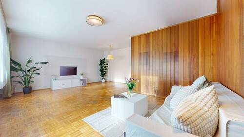 Wohnzimmer - 5 Zimmer Mehrfamilienhaus, Wohnhaus zum Kaufen in Sankt Augustin