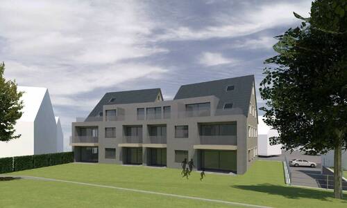 Rückansicht - 4 Zimmer Etagenwohnung in Wehingen