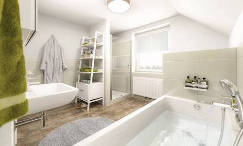 Flair-125-Badezimmer-1.jpg - 4 Zimmer Einfamilienhaus zum Kaufen in Brahmenau